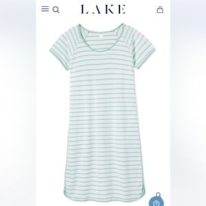 LAKE Pima Pajamas in Spring Green